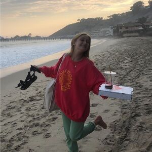 LONELY GHOST Ghostly Florals Crewneck Sweater